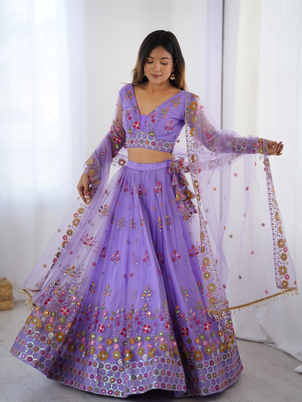 Designer  Lehenga Choli  Heavy Flare with Canvas & Cancan