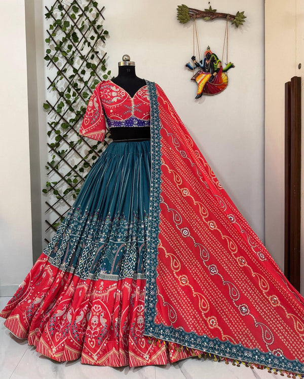 Royal Raas – Navratri Special Designer Chaniya Choli with Real Mirror Work